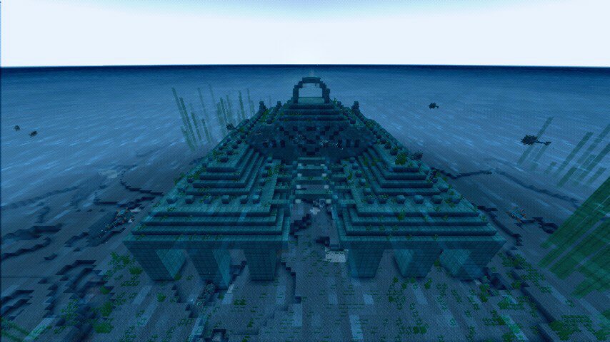 Two Super Close Ocean Monuments Close Mooshroom Island More Minecraft Amino