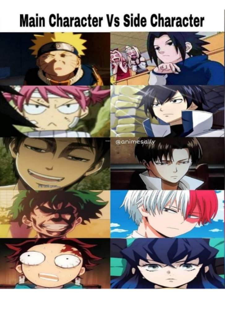 Main Vs Side characters | Wiki | Anime Amino