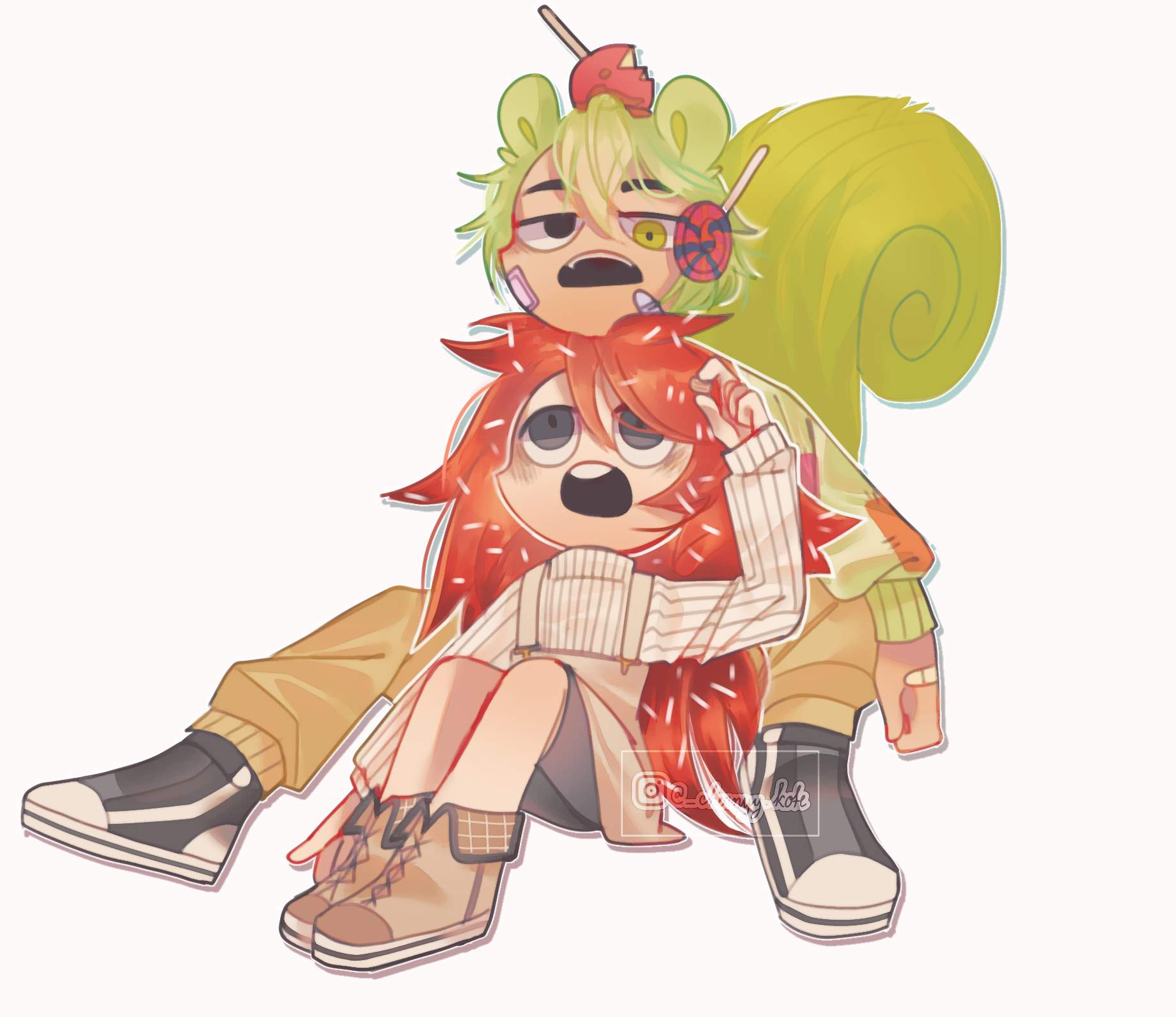 Nutty x Flaky || ship | Happy Tree Friends Amino