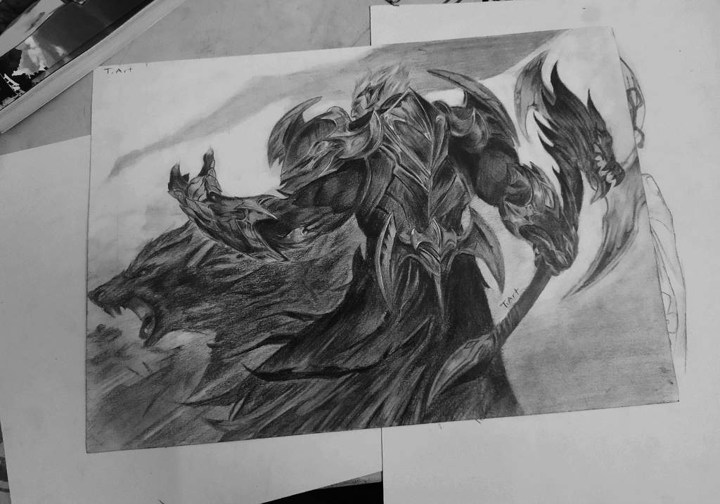 Pencil drawing- God King Darius | Art Amino