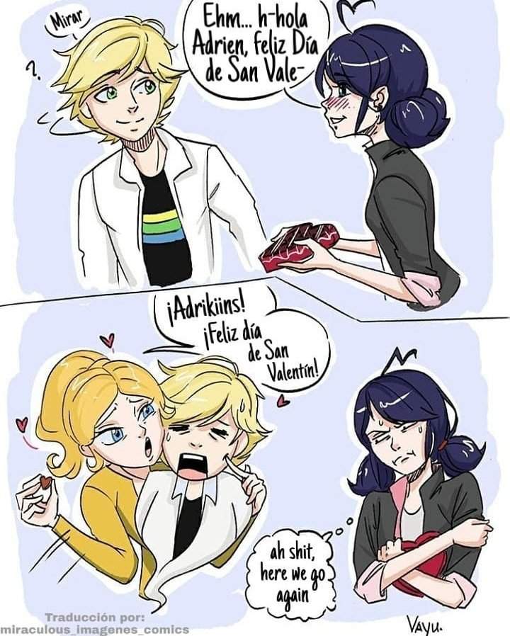 Miraculous Ladybug/Cómic/San Valentín | •Miraculous Ladybug Español• Amino