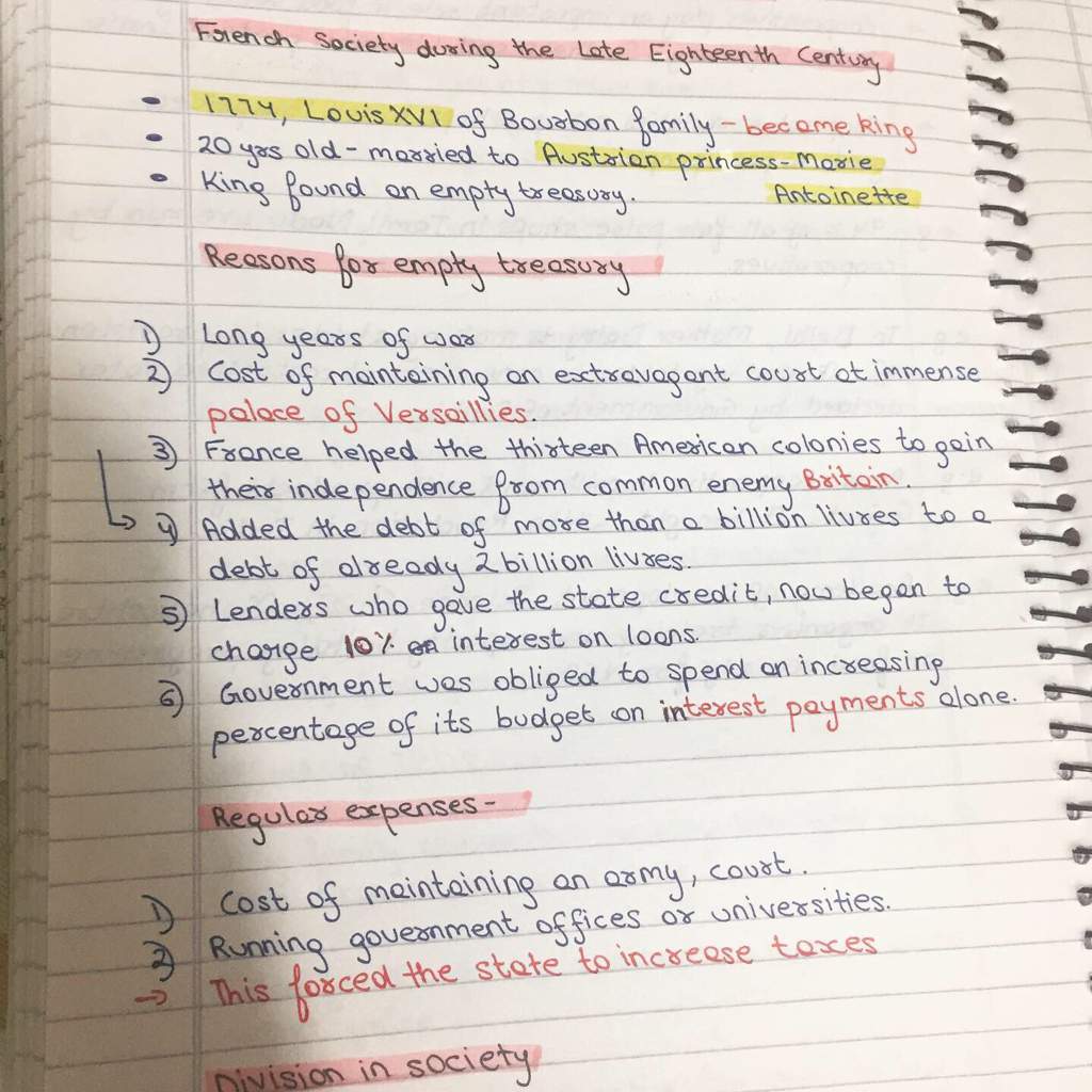 History notes | Studying Amino Amino