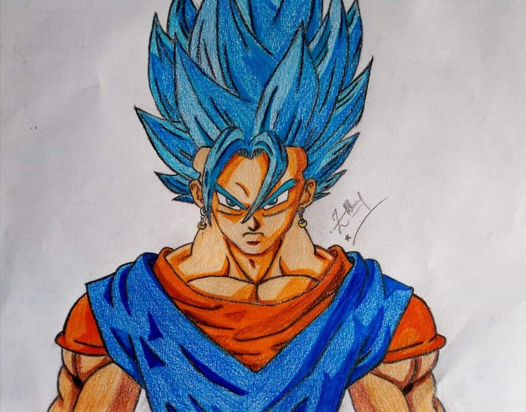 Best Vegito Drawing Sketch with Pencil