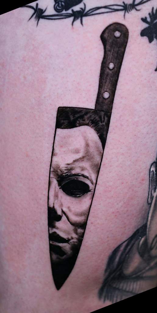 michael myers knife tattoo | Horror Amino