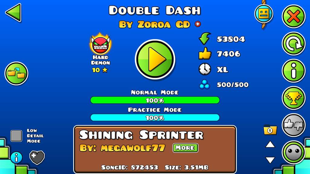 Double dash 100 Geometry Dash Amino