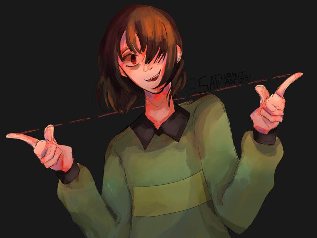 Chara Fannart | Undertale Amino