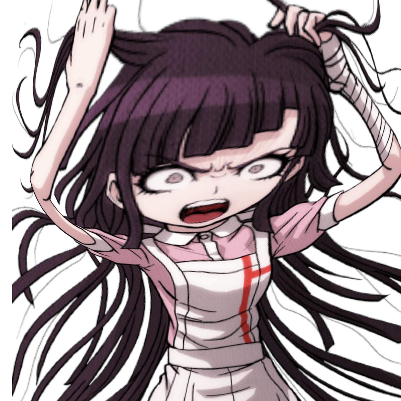 Mikan sprite after getting edited by meh | Danganronpa Amino