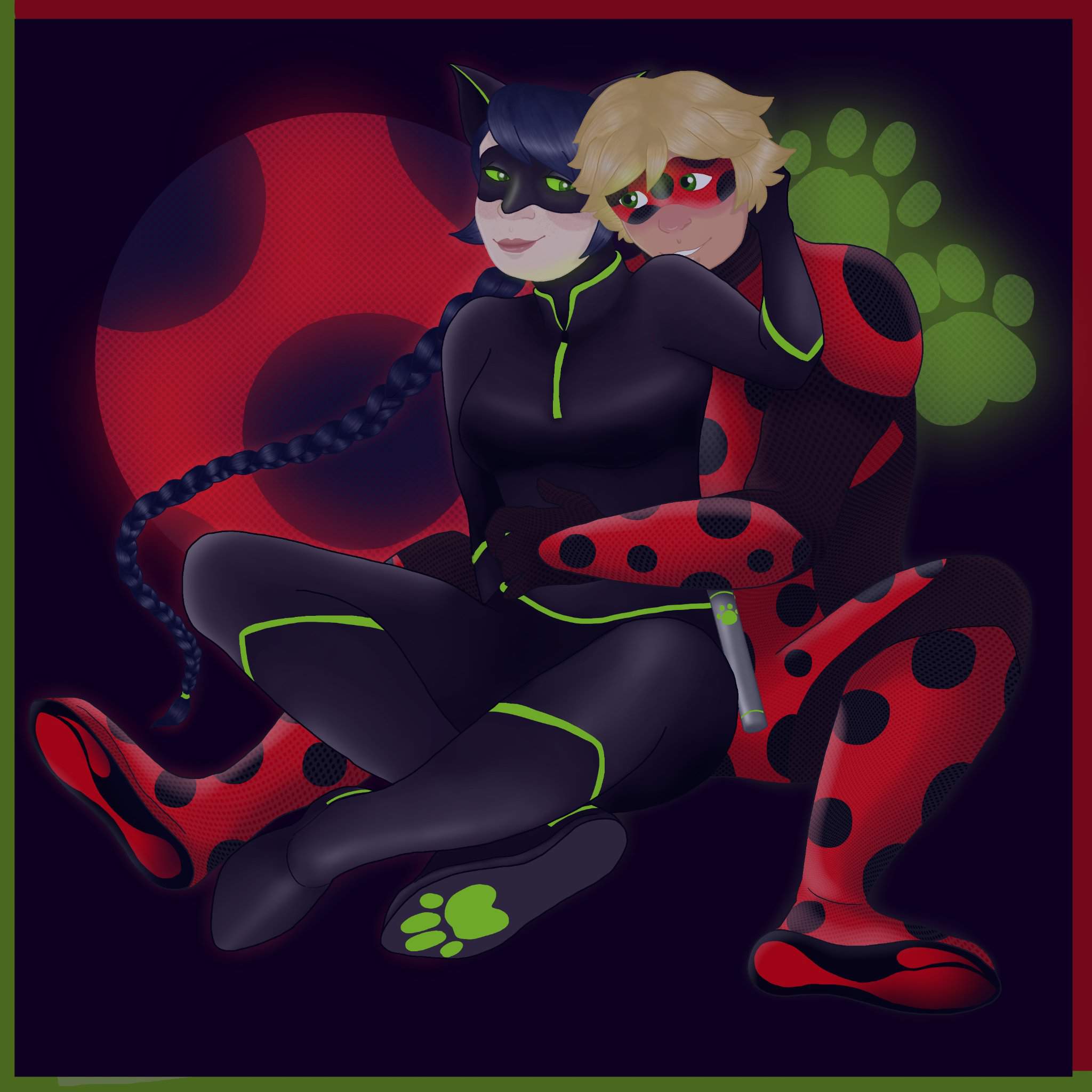 Glow [Mister Bug & Lady Noir] | Miraculous Amino