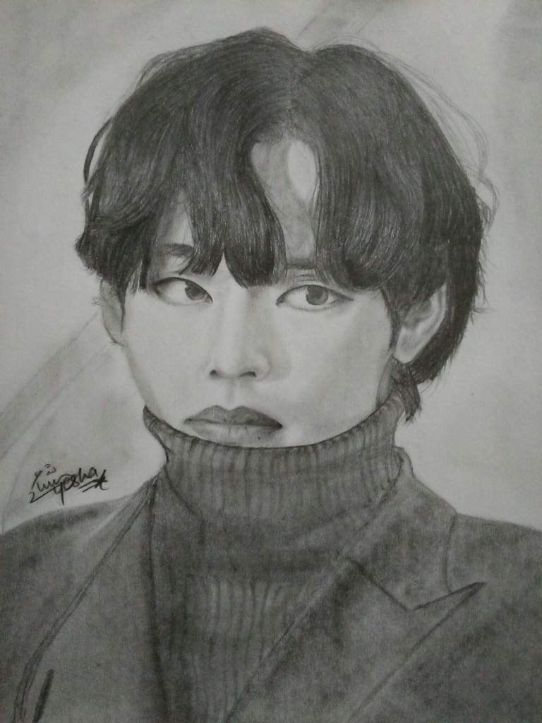 Taehyung sketch | B.T.S Maknae Line Amino