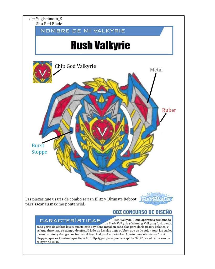 Rush Valkyrie Lord | Beyblade Amino