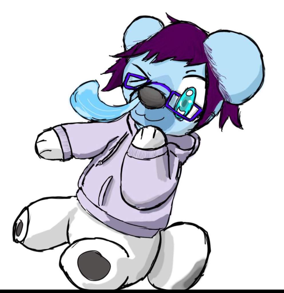 sorbet shark cookie plush