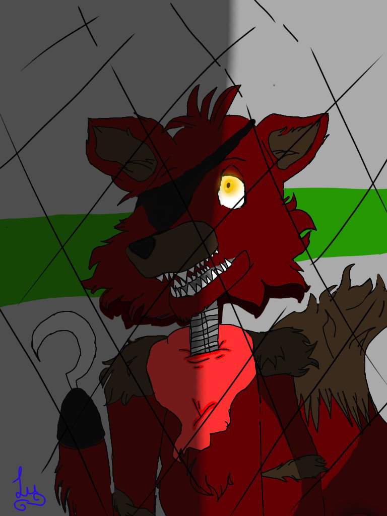 Fanart do foxy , olá terminado meu desenho do foxy | Five Nights at ...