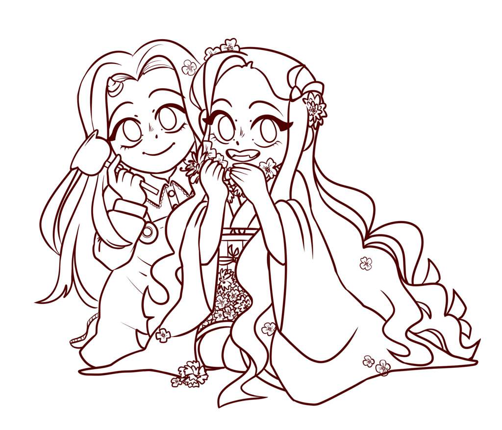 🌺 Eri & Nezuko 🌺 Fanart Crossover, @di.n.e | Boku No Hero Academia