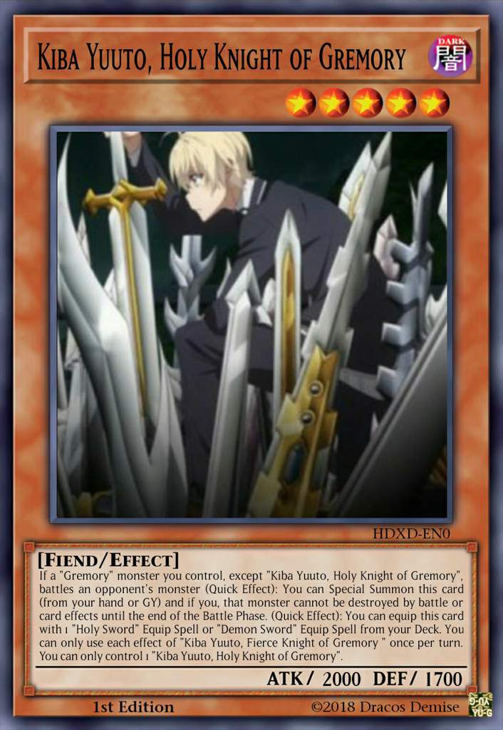 Highschool DxD Custom Cards: A Journey | Duel Amino