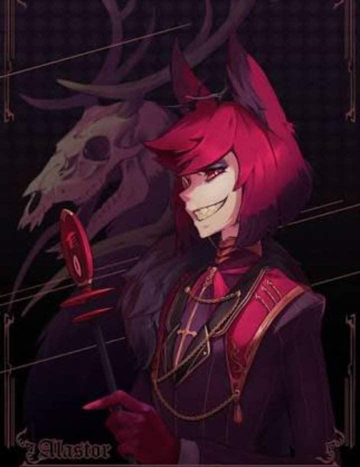 Ficha De Alastor Wiki • Hazbin Hotel Br • Amino