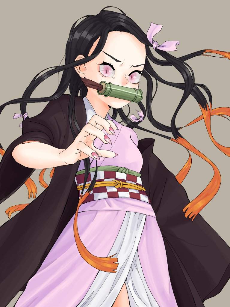 Nezko (blood warning) | Demon Slayer: Kimetsu No Yaiba Amino