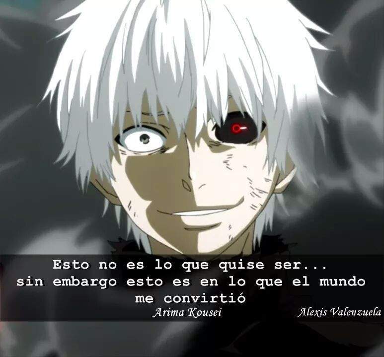 FRASES KANEKI TOKIO GHOUL Anime Amino