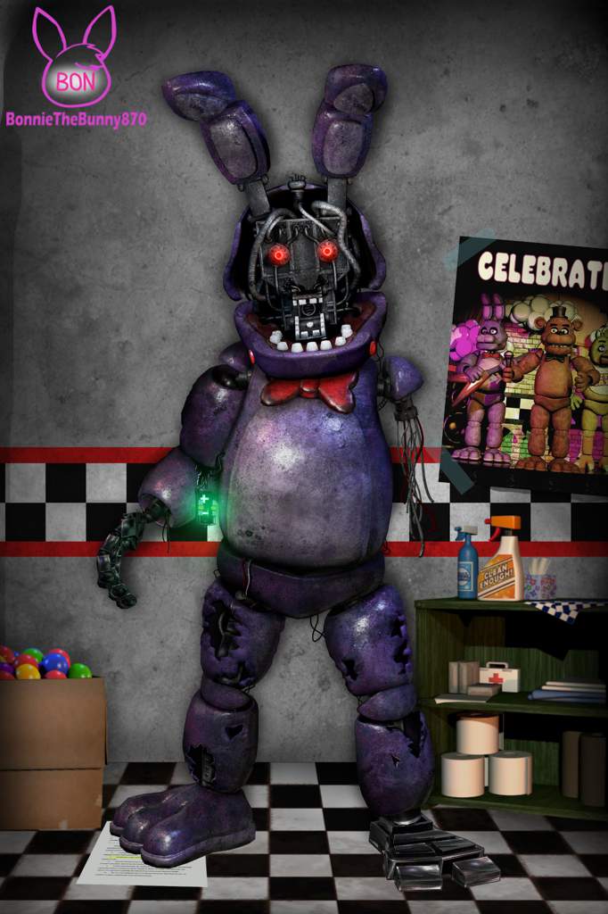 Classic Withered Bonnie Edit • Five Nights At Freddys Ptbr Amino 