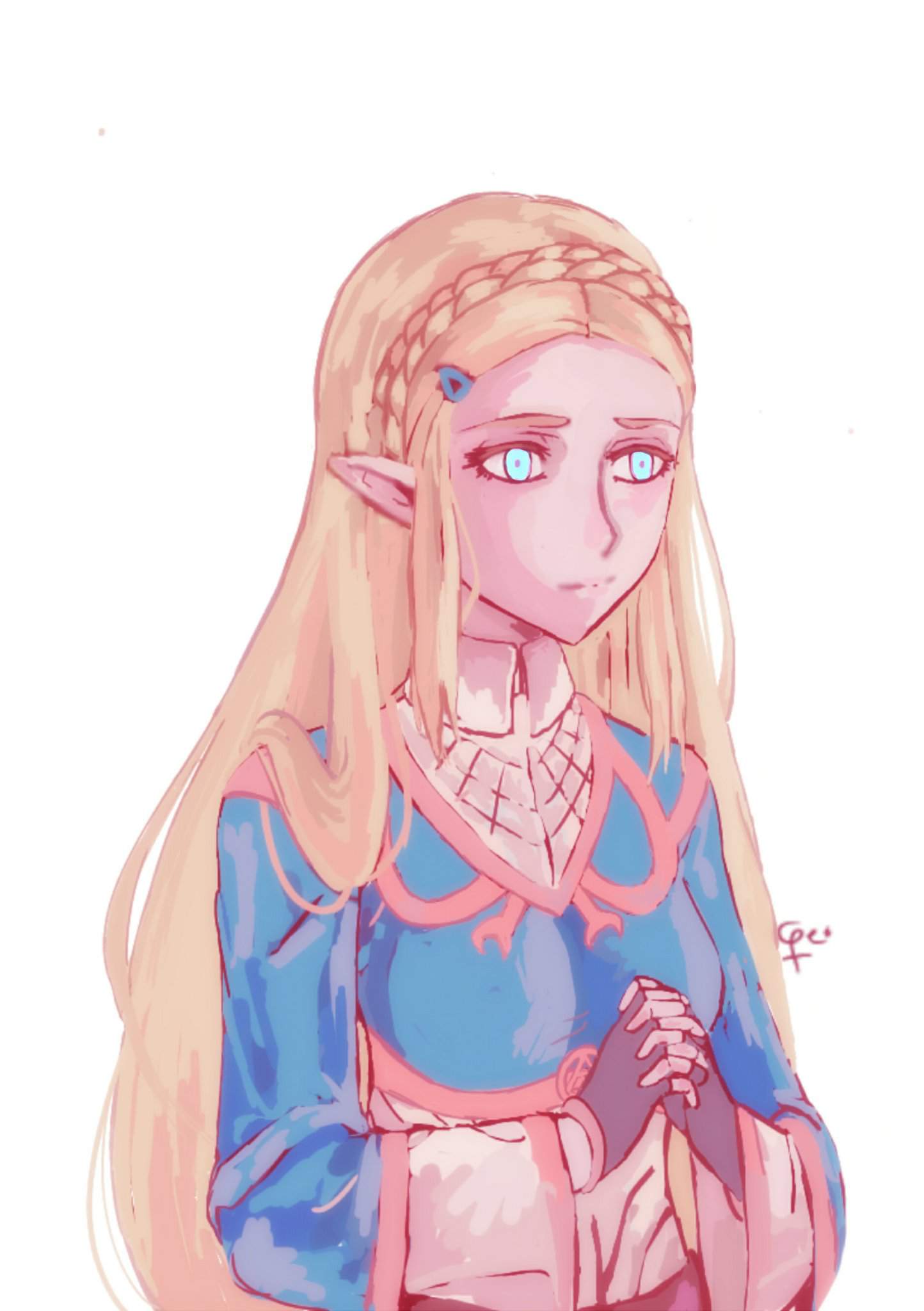 Mi querida princesa zelda fanart character concept illustration #zelda ...