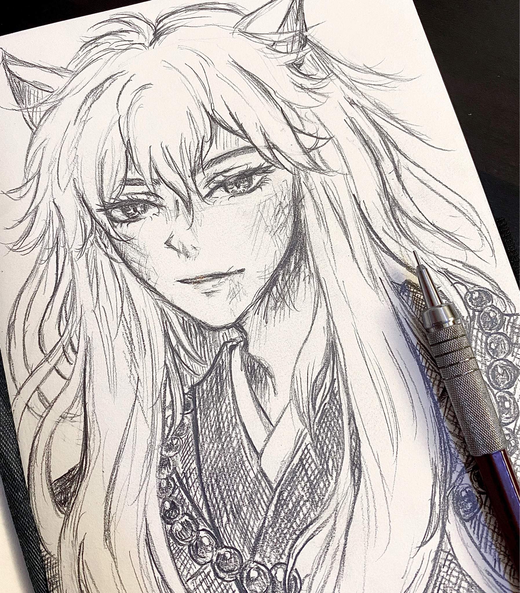 Here’s a quick 15-20 minute sketch of Inuyasha🌸 | Art Amino