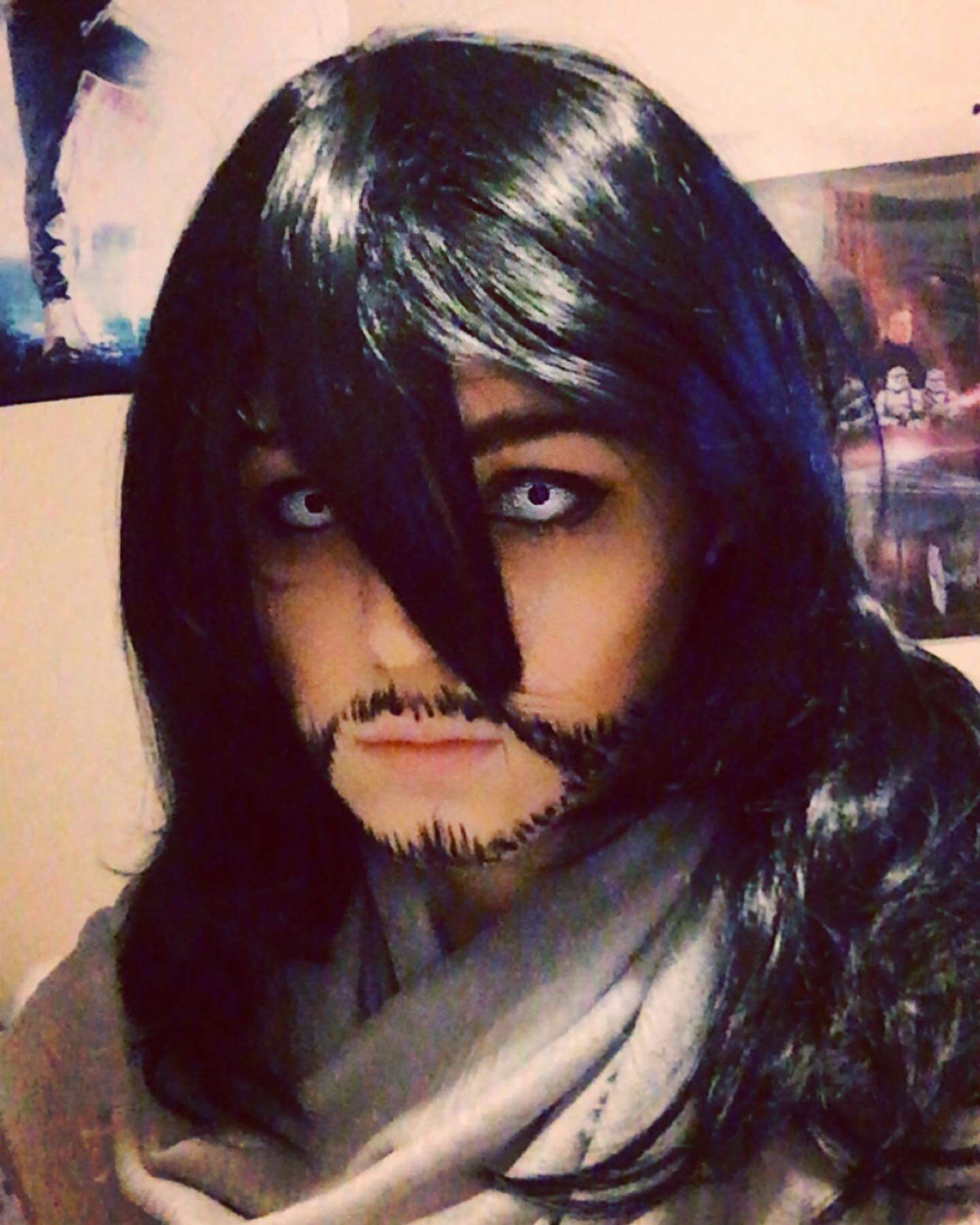 Aizawa makeup test | Cosplay Amino