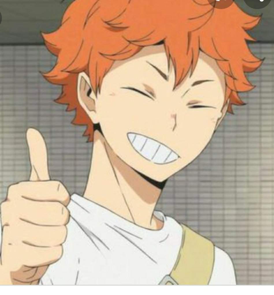 shoyo hinata smile