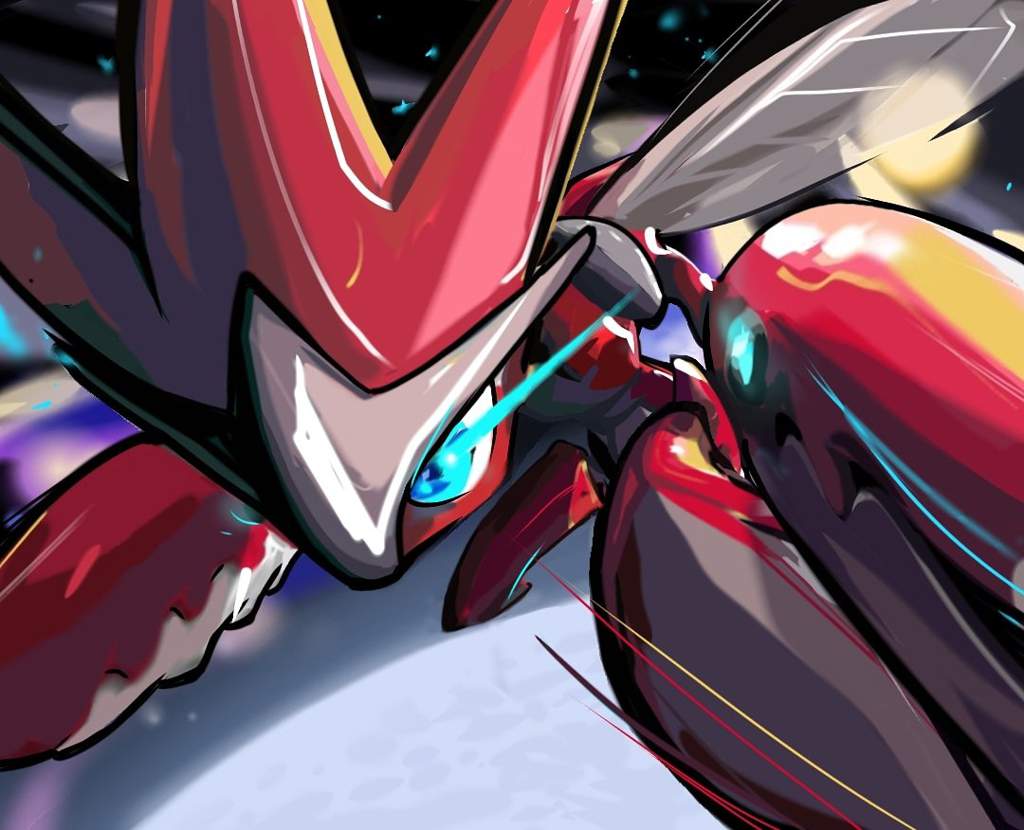 Drawing mega Scizor ️ | Pokémon Amino