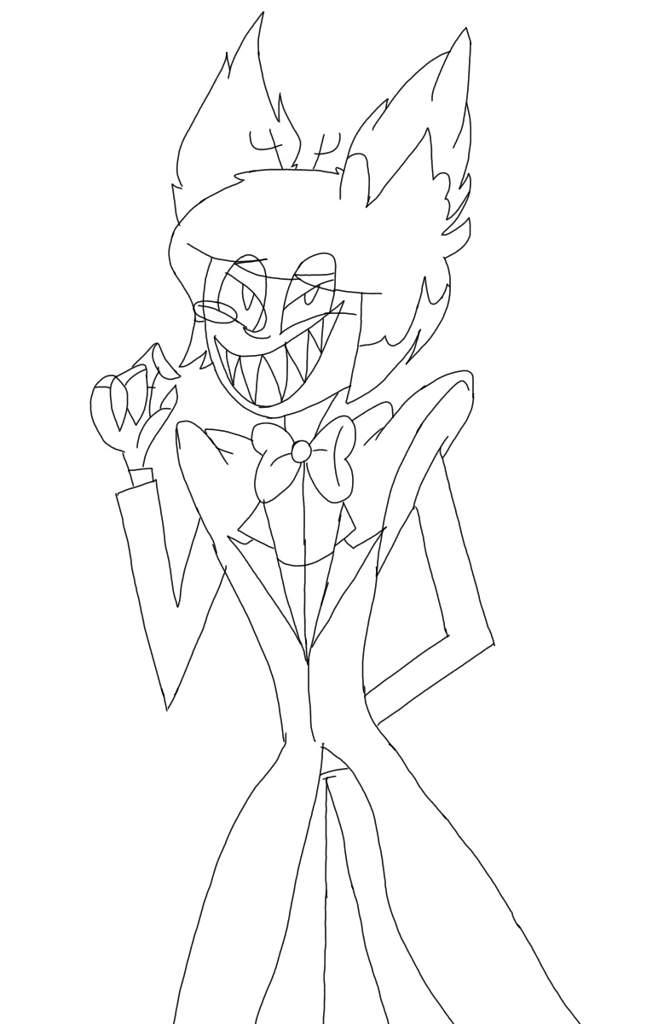 Alastor Fanart Bendy Drew • Hazbin Hotel Br • Amino