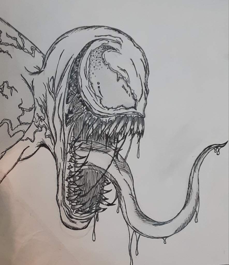 Venom drawing | Marvel Amino