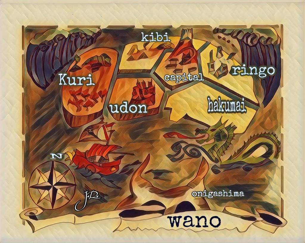 Mapa De Wano One Piece Amino