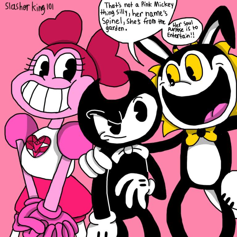 Bendy and Jackster Meet Spinel! A BATIM X STEVEN UNIVERSE Crossover ...