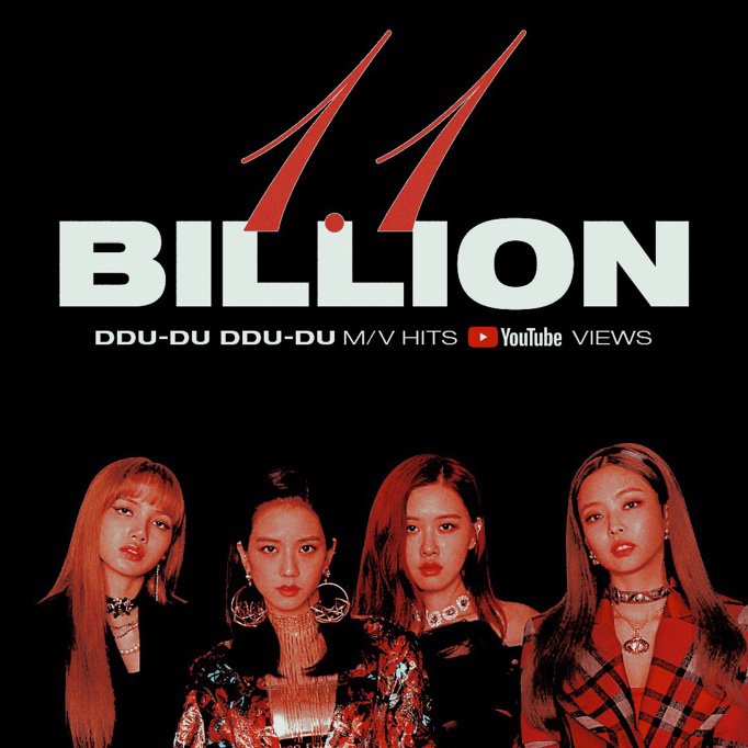 News Blackpinks “ddu Du Ddu Du” Becomes 1st K Pop Group Mv To Hit 11 Billion Views 
