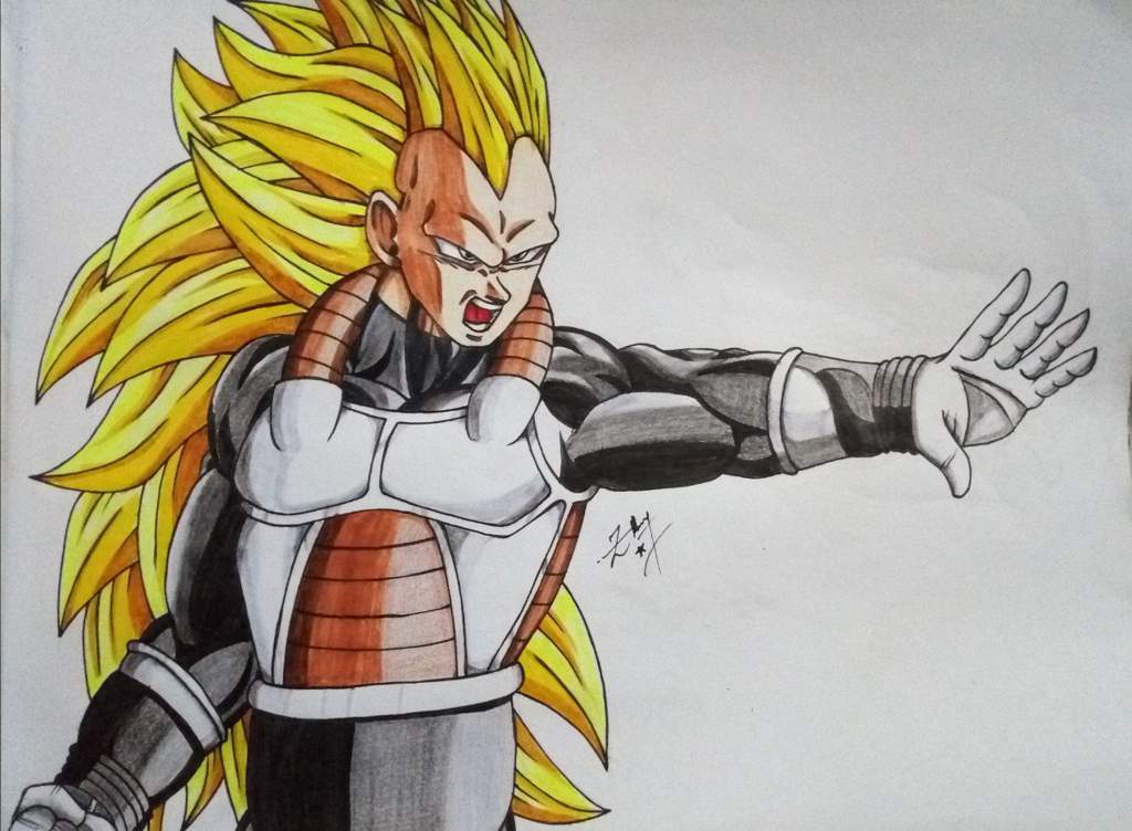  Drawing Xeno Vegeta Super Saiyan 3 Anime Amino