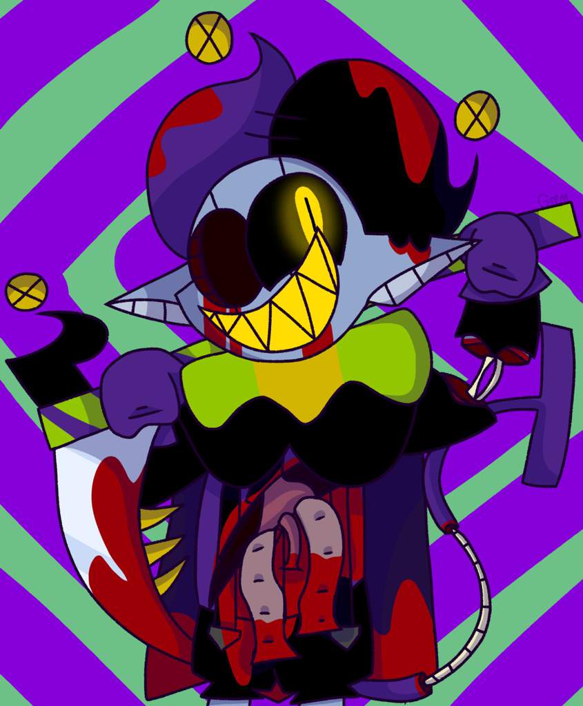 Clown Gore Chaotic Boogaloo Deltarune Amino