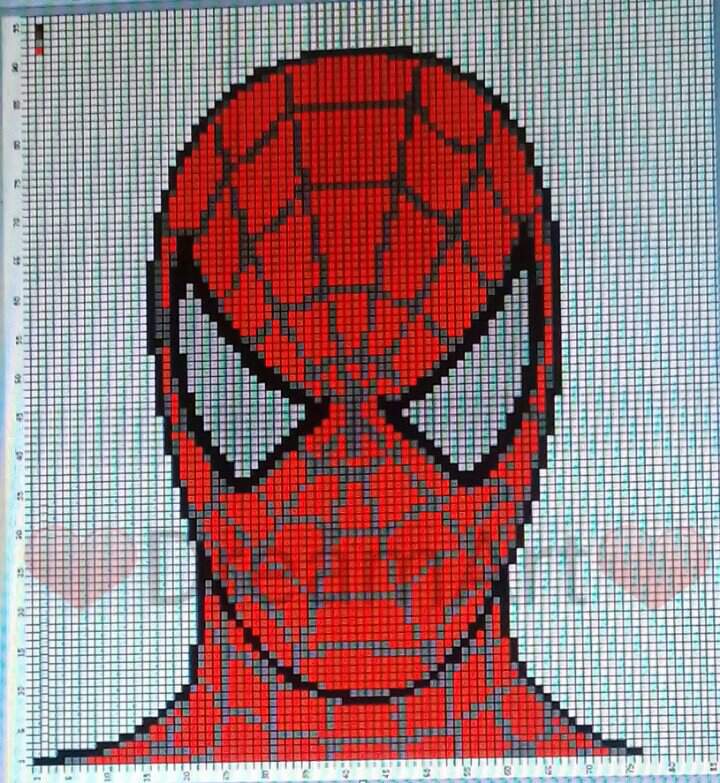 Spiderman Pixel Art💙 | Arte Callejero Amino Amino
