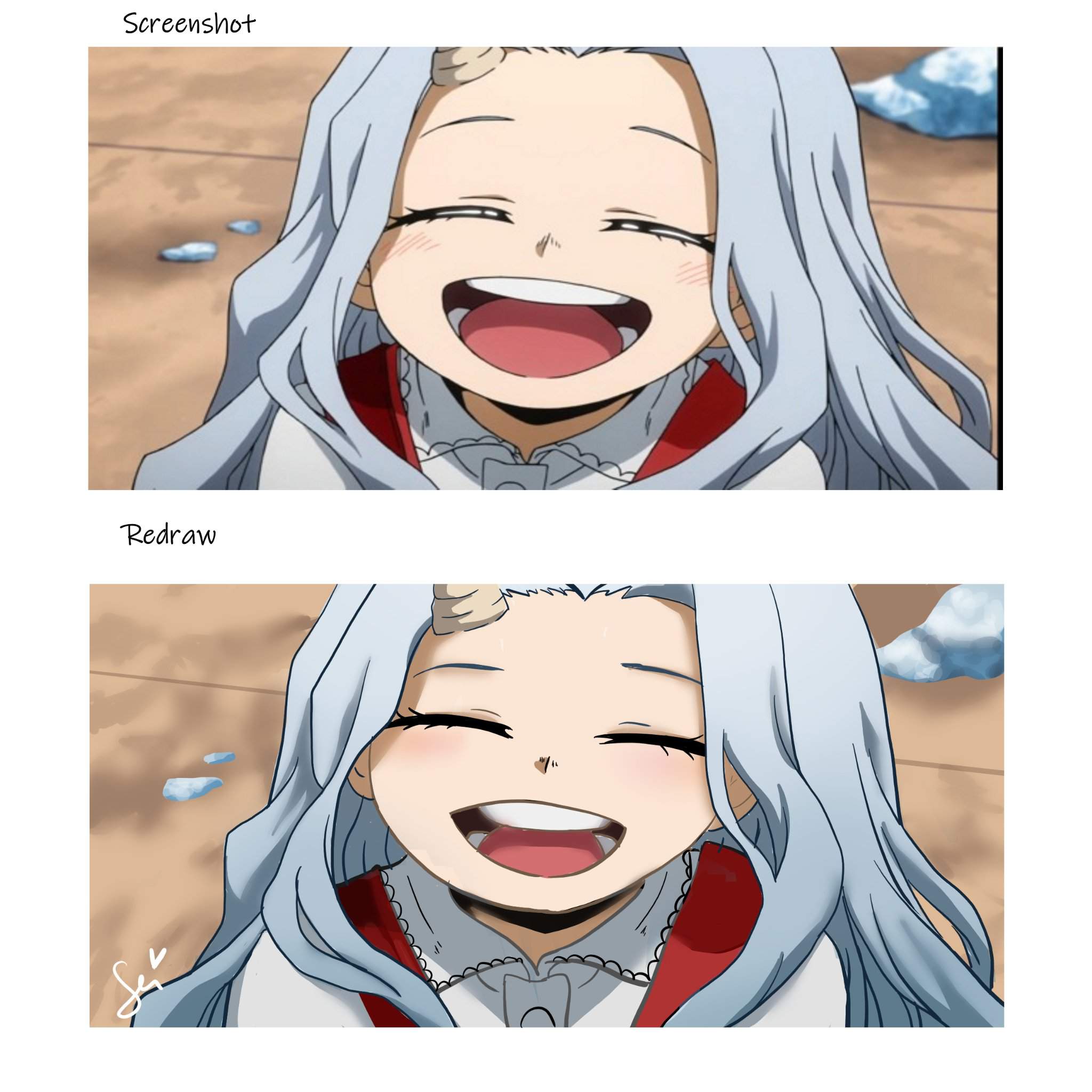 Eri + Nejire Screenshot Redraws | My Hero Academia Amino