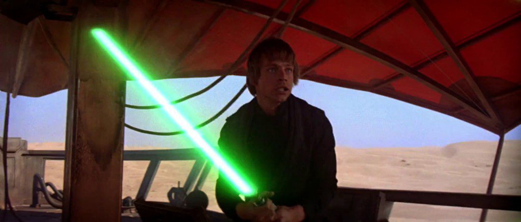 luke's 1st lightsaber