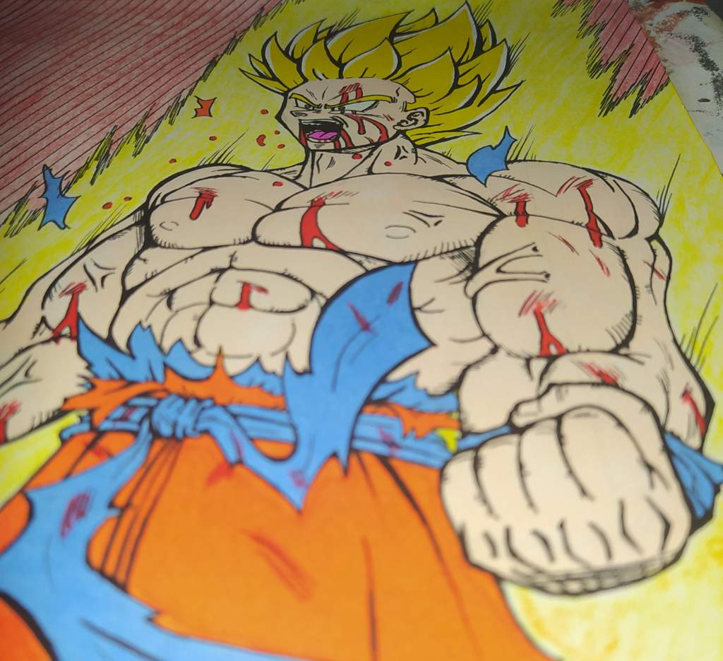 [DRAWING] Goku Super Saiyan ! | DragonBallZ Amino