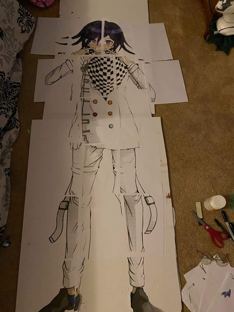 How to make your own character cut out!!! Danganronpa Amino