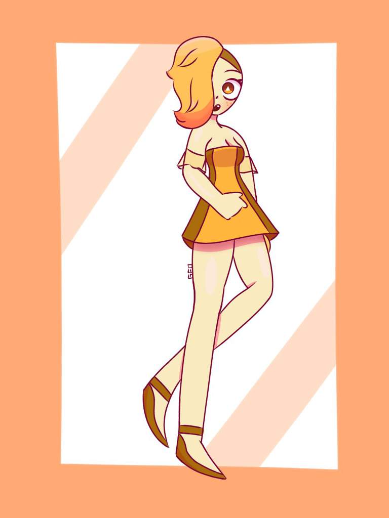 Orange pearl art | Steven Universe Amino