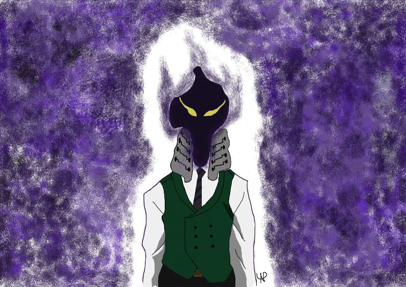 Kurogiri (Digital art version) | My Hero Academia Amino