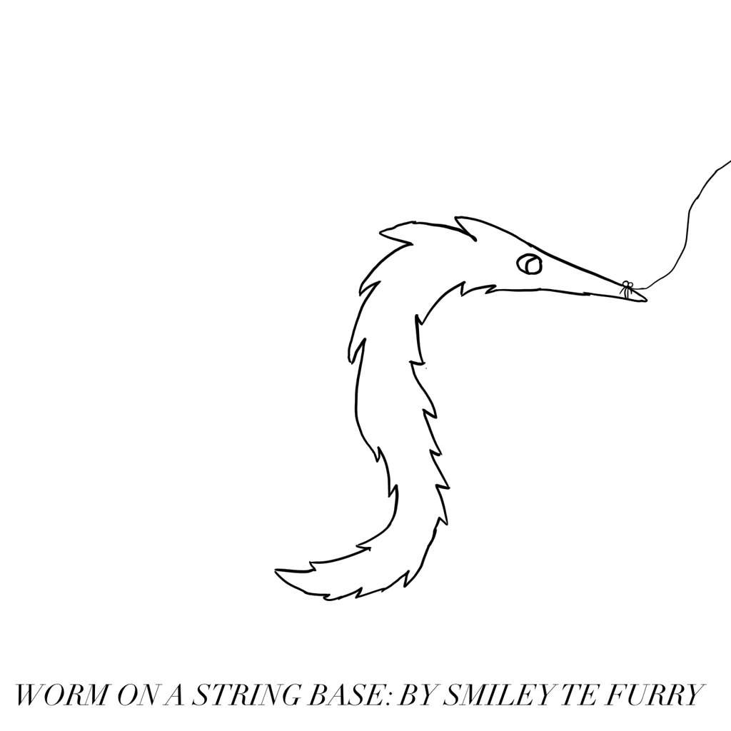 Made a lazy worm on a string base! | Furry Amino