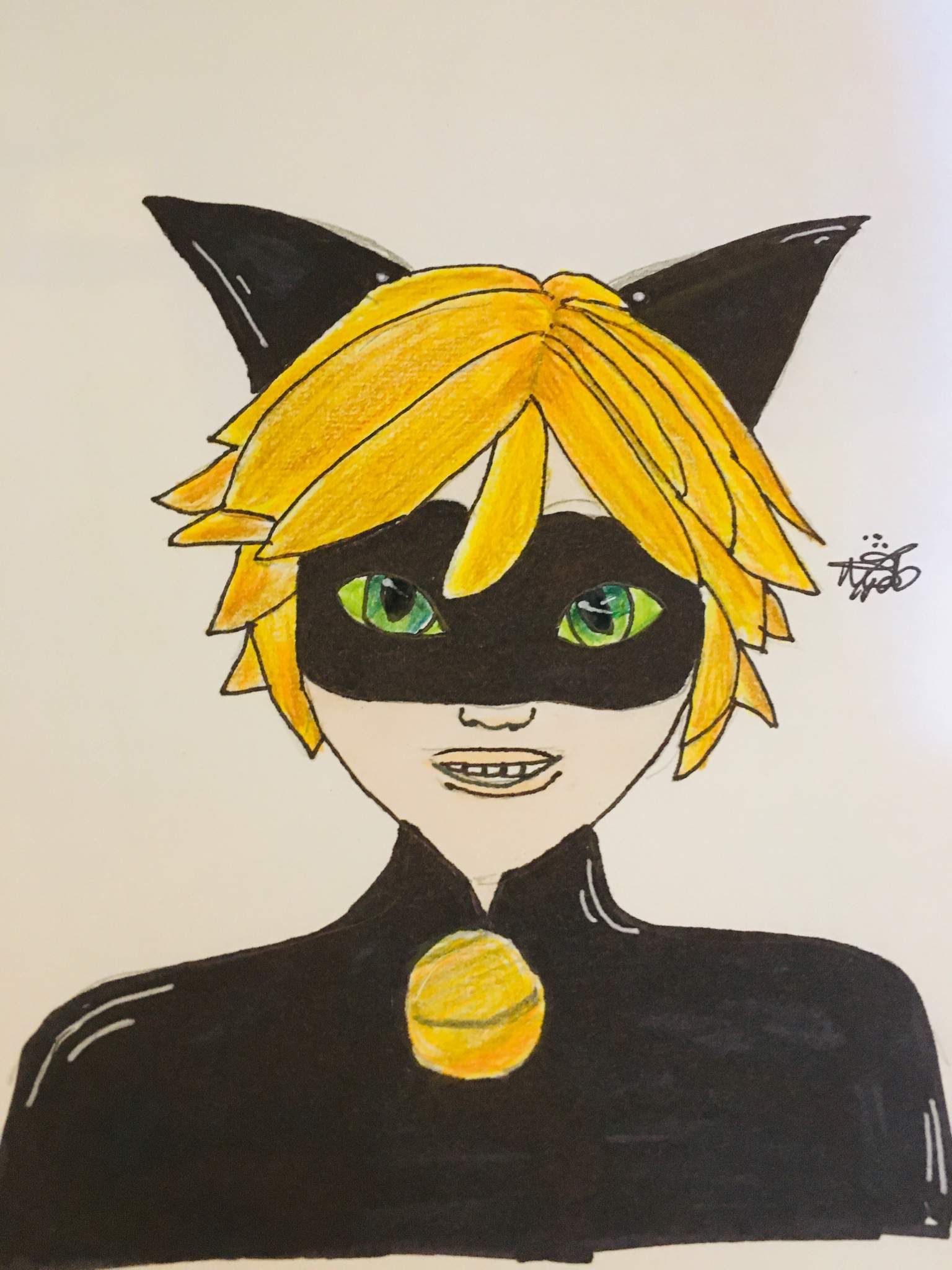 𝓓𝓻𝓪𝔀𝓲𝓷𝓰 𝓸𝓯 𝓬𝓪𝓽 𝓷𝓸𝓲𝓻 | Miraculous Amino