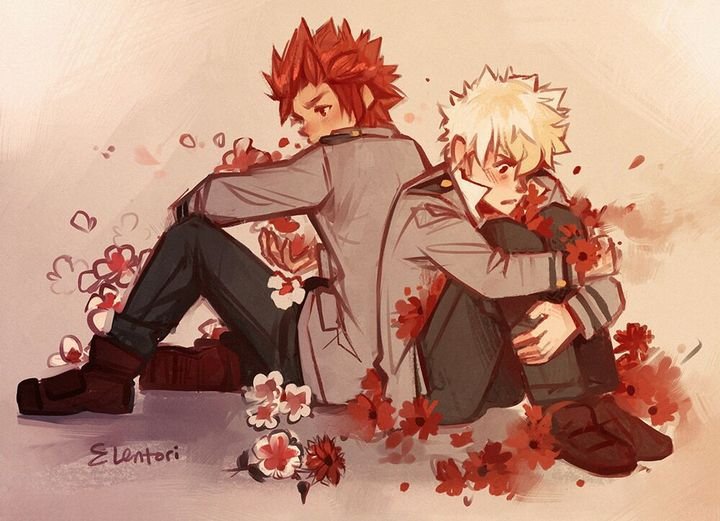 Bakugou x kirishima.