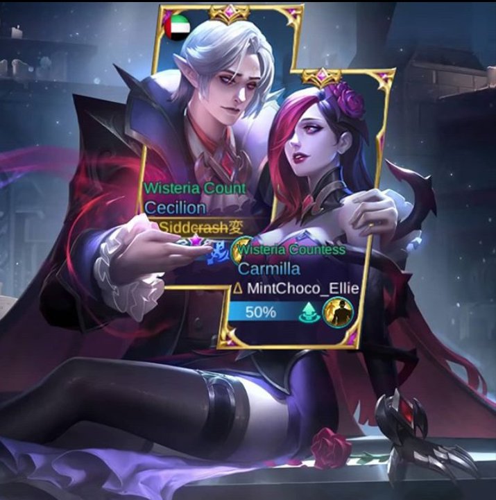 Пополнение mlbb. Mobile Legends Bang Bang Кармилла. Mobile Legends Bang Bang Сесилион. Сесилион и Кармилла mobile Legends. Сессилион и Кармилла.