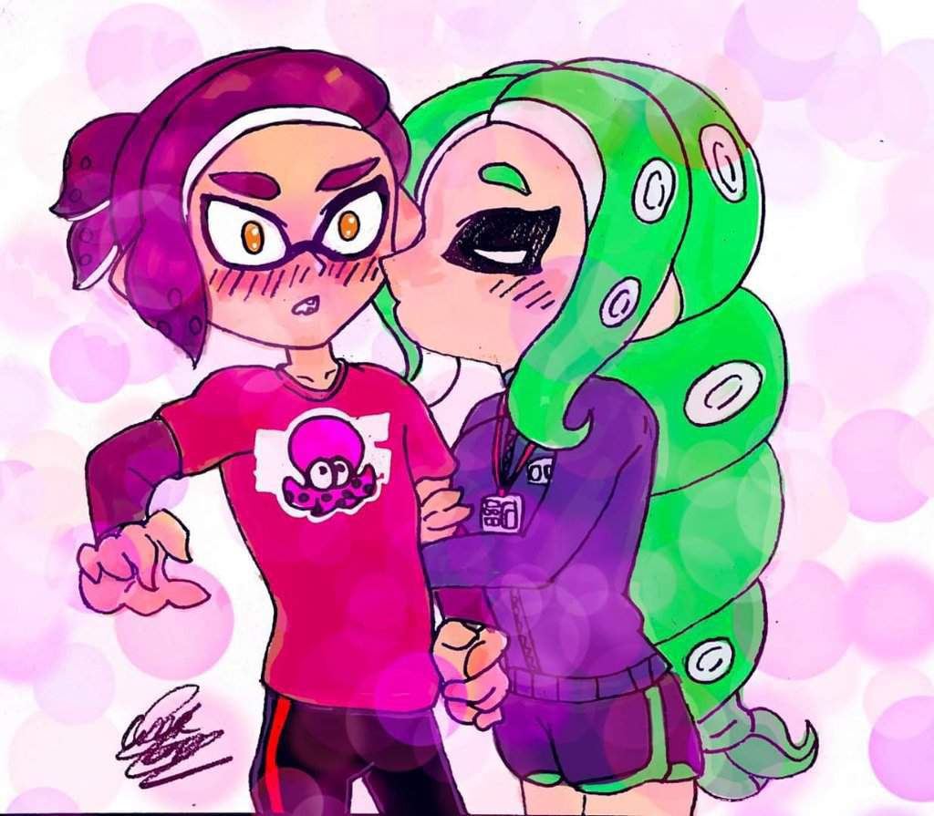 Opposite Day smooch (Done by the big boss Chris) | Splatoon Amino