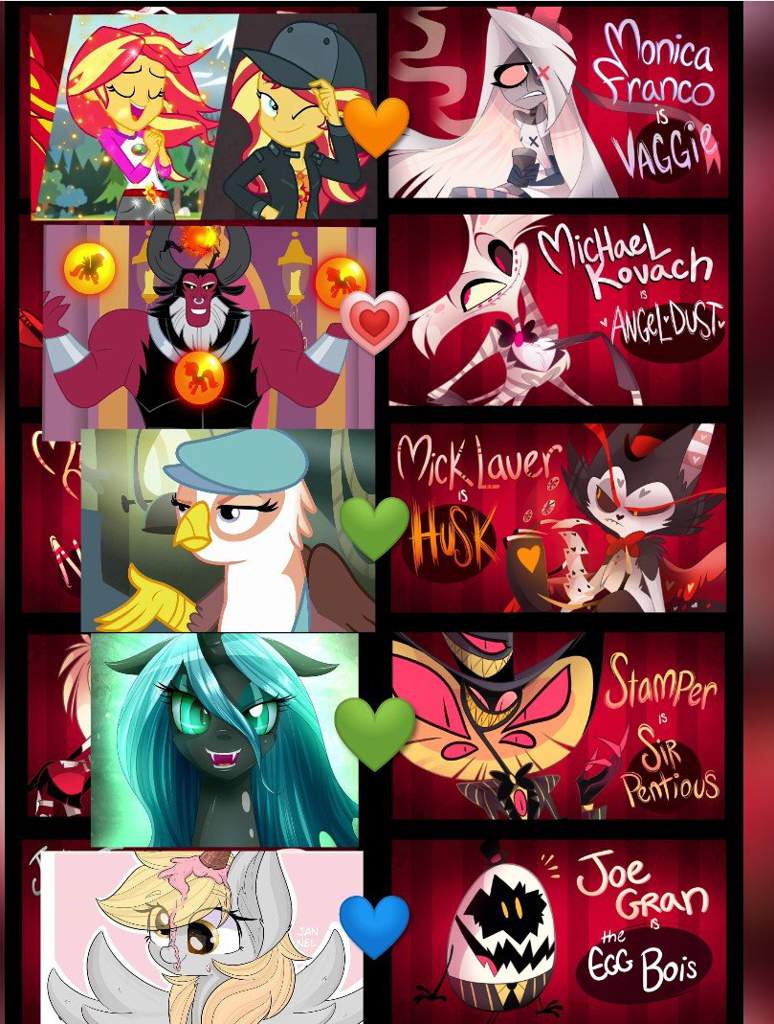 I shipped the Hazbin Hotel characters with MLP characters game | My ...