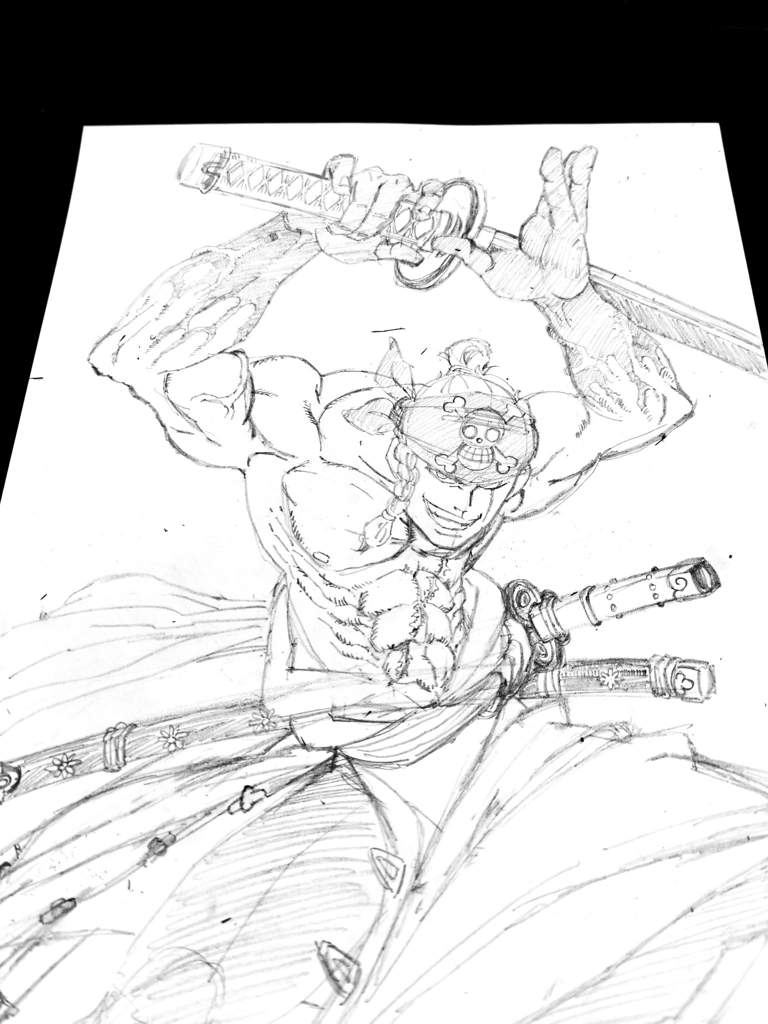 RORONOA ZORO DRAWING | Anime Amino