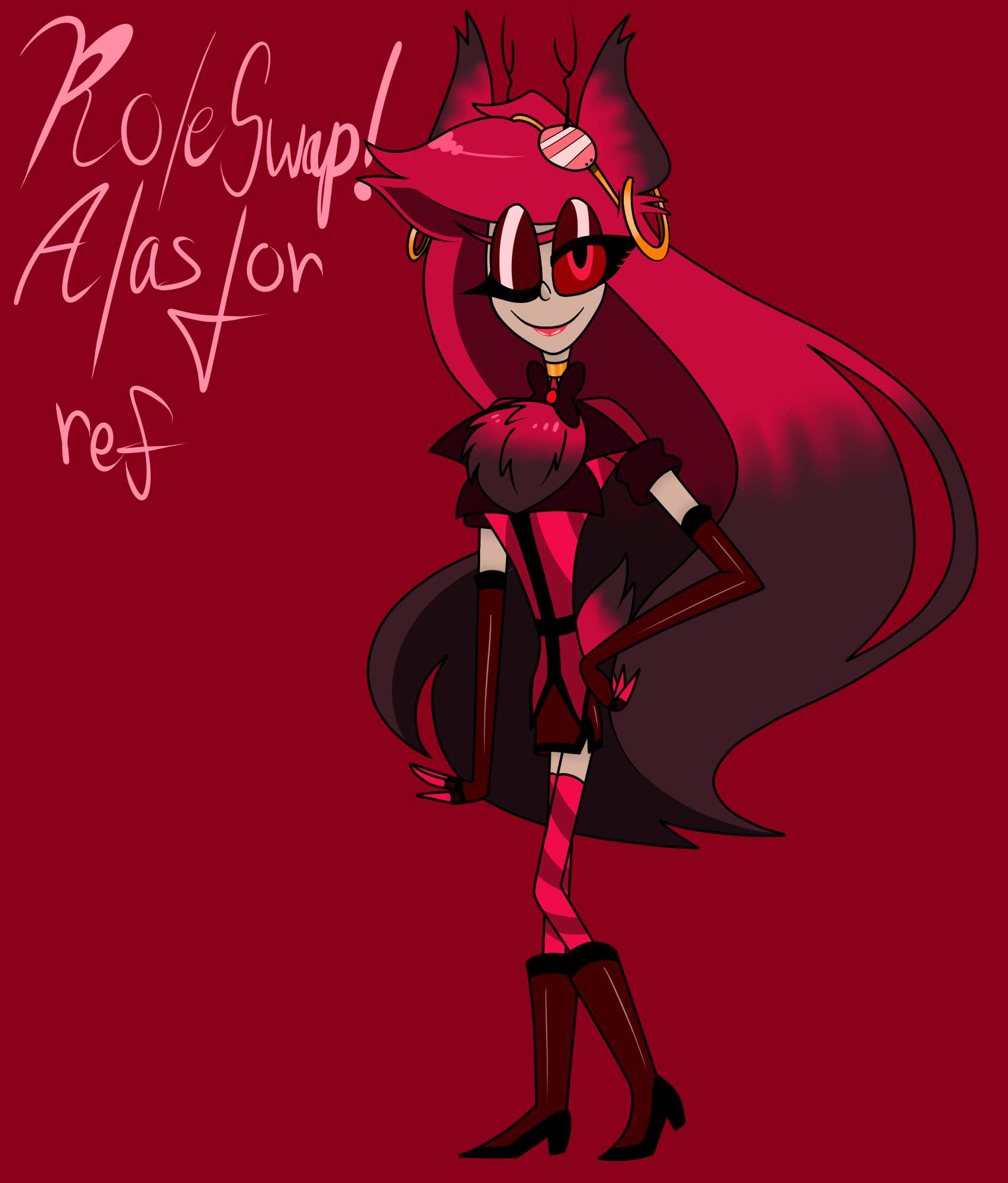 RoleSwap!Alastor ref | Hazbin Hotel (official) Amino