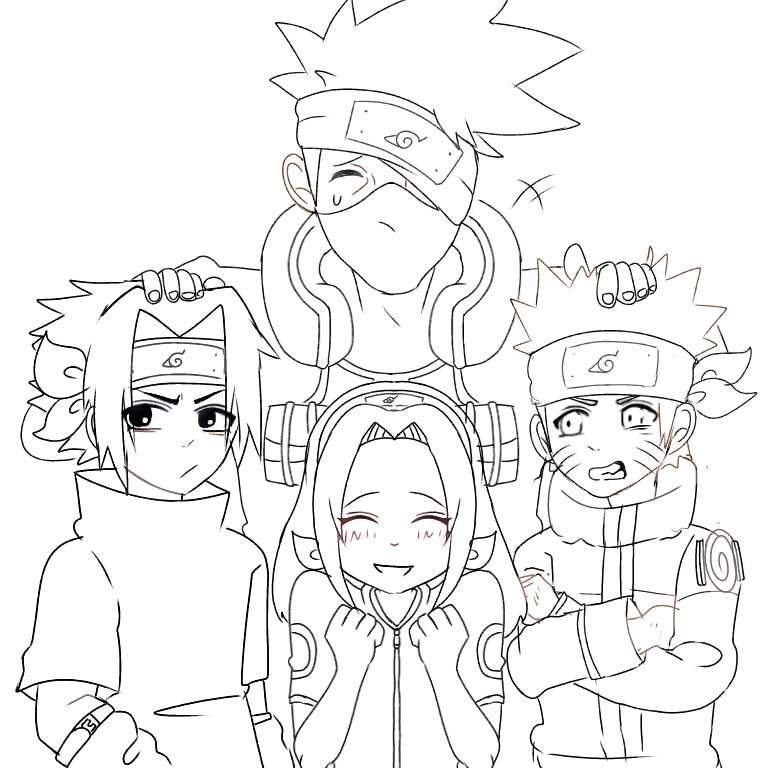 Team 7 Together! [Old FA] | Naruto Amino